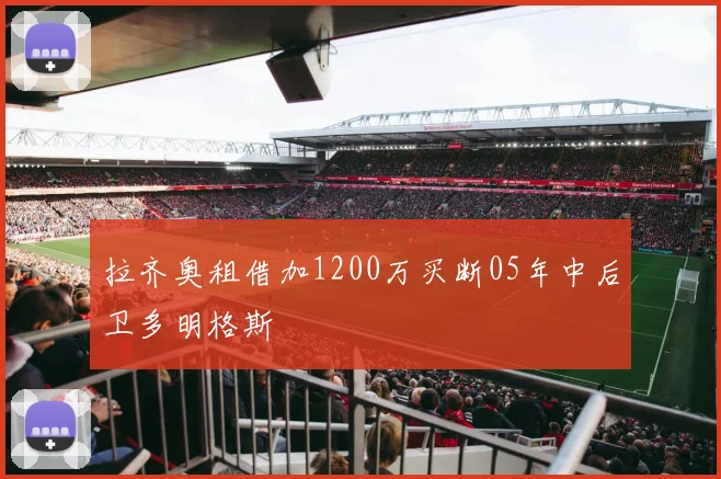 拉齐奥租借加1200万买断05年中后卫多明格斯 - 开云官网